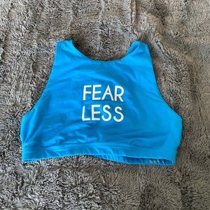 Aerie fearless high neck sports bra size Lg